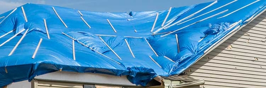 Temporary Roof Tarps